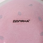 Салатник стеклянный Доляна «Арбуз», 150 мл, 12×2,5 см - фото 4279395