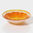 Салатник стеклянный Доляна «Апельсин», 150 мл, 12×2,5 см - Фото 3