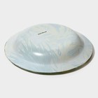 Тарелка глубокая Доляна «Монстера», 430 мл, d=18.5 см, стекло, зелёная - Фото 4