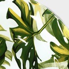 Тарелка глубокая Доляна «Монстера», 430 мл, d=18.5 см, стекло, зелёная - Фото 3