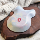 Блюдо стеклянное сервировочное Доляна «Бант. Счастливые снеговики», 18,5×13 см - Фото 3