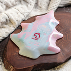 Блюдо стеклянное сервировочное Доляна «Ёлочка. Счастливые каникулы», 16,9×20,3 см - Фото 3