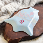 Блюдо стеклянное сервировочное Доляна «Колокольчик. Счастливого Рождества», 18×17 см - Фото 3