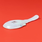 Подставка новогодняя под ложку Доляна «Снеговик», 24×10 см, стекло, красная - Фото 3