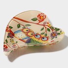 Блюдце Доляна «Совушки», 17.8×13.7×1.7 см, стекло - Фото 3