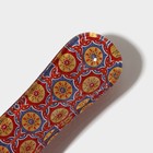 Подставка под ложку Доляна «Крац», 21.5×7.5×1.4 см, стекло, красная - Фото 5