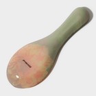 Подставка под ложку Доляна «Хризантема», 21×7.5×1.4 см, стекло, разноцветная - Фото 4