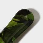 Подставка под ложку Доляна «Хризантема», 21×7.5×1.4 см, стекло, разноцветная - Фото 5