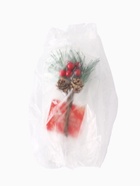 Еловая ветка декоративная «Зимнее волшебство. Грёзы», 14 см - фото 60780192