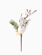 Еловая ветка декоративная «Зимнее волшебство. Грёзы», 19 см - Фото 4