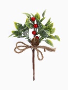 Еловая ветка декоративная «Зимнее волшебство. Очарование», 16 см - фото 60084665