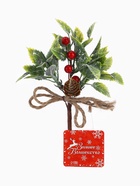 Еловая ветка декоративная «Зимнее волшебство. Очарование», 16 см - Фото 7