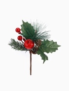 Еловая ветка новогодняя «Зимнее волшебство. Очарование», 17 см 4306258