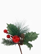 Еловая ветка новогодняя «Зимнее волшебство. Очарование», 17 см 4306258