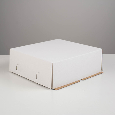 Кондитерская упаковка, для десертов и тортов, 28×28×10 см