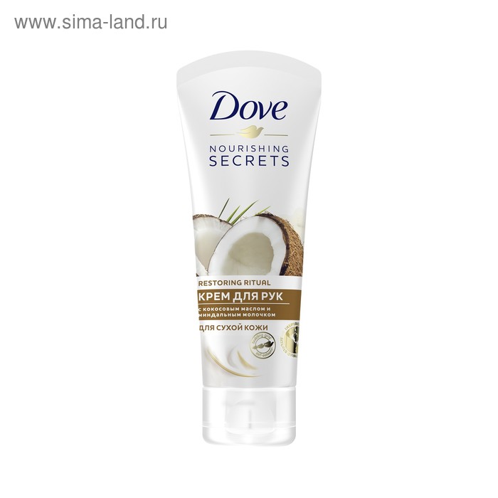 Крем для рук Dove Nourishing Secrets «Кокосовое масло и миндальное молочко», 75 мл - Фото 1