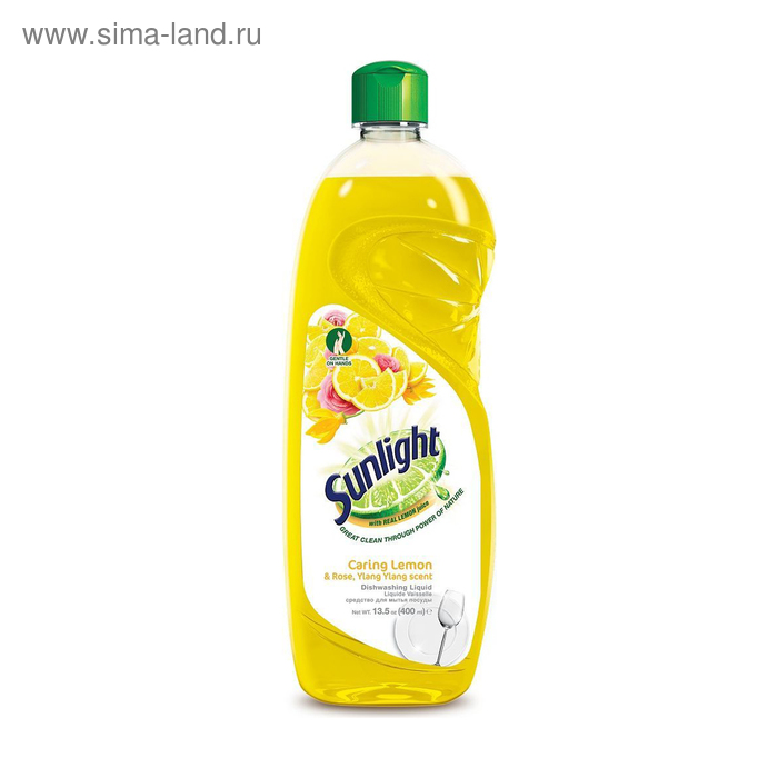 Средство для мытья посуды Sunlight «Лимон», 400 мл - Фото 1