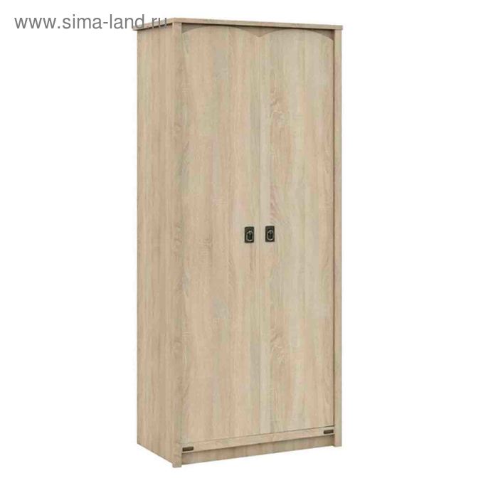 Шкаф 2-х дверный «Валенсия», 910 × 520 × 2090 мм, цвет дуб сонома - Фото 1