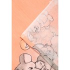 Постельное бельё BABY «Мамонтенок», цвет персик 112х147 см, 110х150 см, 60х60 см, бязь - Фото 3