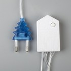 Гирлянда «Нить» 5 м, IP20, прозрачная нить, 50 LED, свечение синее, 8 режимов, 220 В, УЦЕНКА - Фото 4