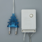 Гирлянда «Нить» 5 м, IP20, прозрачная нить, 50 LED, свечение синее, 8 режимов, 220 В, УЦЕНКА - Фото 6