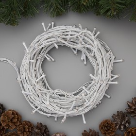 

Гирлянда «Нить» 20 м, IP20, белая нить, 200 LED, свечение мульти, 8 режимов, 220 В, УЦЕНКА