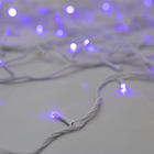 УЦЕНКА Гирлянда «Нить», 20 м, IP20, 200 LED, 220 В, 8 режимов, белая нить, свечение фиолетовое - Фото 2
