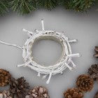 УЦЕНКА Гирлянда «Нить» 5 м, IP20, белая нить, 50 LED, 220 В, 8 режимов, свечение белое - Фото 4