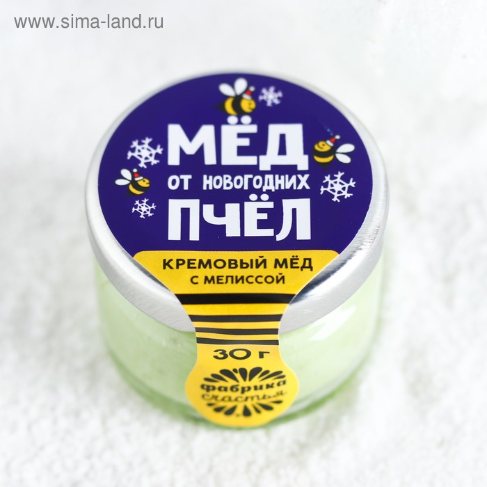 Кремовый мёд «Правильный мёд»: со вкусом мелиссы, 30 г - Фото 1