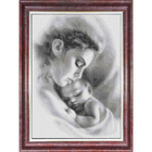 Ткань-схема на габардине для вышивки бисером и крестом «Мать и ребёнок», элит серия - фото 109463845