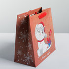 Пакет крафтовый квадратный «Волшебного праздника», 22 × 22 × 11 см - Фото 2