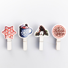 Набор декоративных прищепок «Тепло новогодней ночи», 12 × 9.7 см - Фото 2