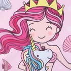 Набор детский для творчества Этель "Mermaid" фартук 49 х 39 см и нарукавники - фото 8658649