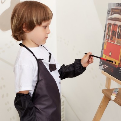 Фартук детский с нарукавниками «Этель» Little man, 49×39 см