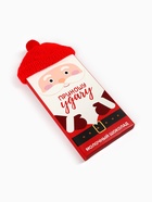 Шоколад новогодний молочный «Приношу удачу»: в шапочке, 70 г - Фото 3