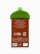 Шоколад новогодний молочный «Наполняю счастьем»: в шапочке, 70 г - Фото 7