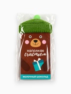 Шоколад новогодний молочный «Наполняю счастьем»: в шапочке, 70 г - Фото 10