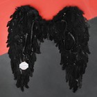 Крылья ангела, 60 × 57 см, цвет чёрный - Фото 2