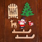 Декор новогодний «Снеговик с оленем на санях» - Фото 4