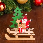 Декор «Дед мороз с оленем на санях» - Фото 2