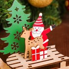 Декор «Дед мороз с оленем на санях» - Фото 3