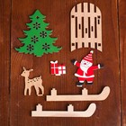 Декор «Дед мороз с оленем на санях» - Фото 4