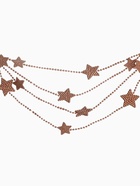 Бусы на ёлку «Объёмные звёзды», длина 2.7 м, бронзовые - Фото 2