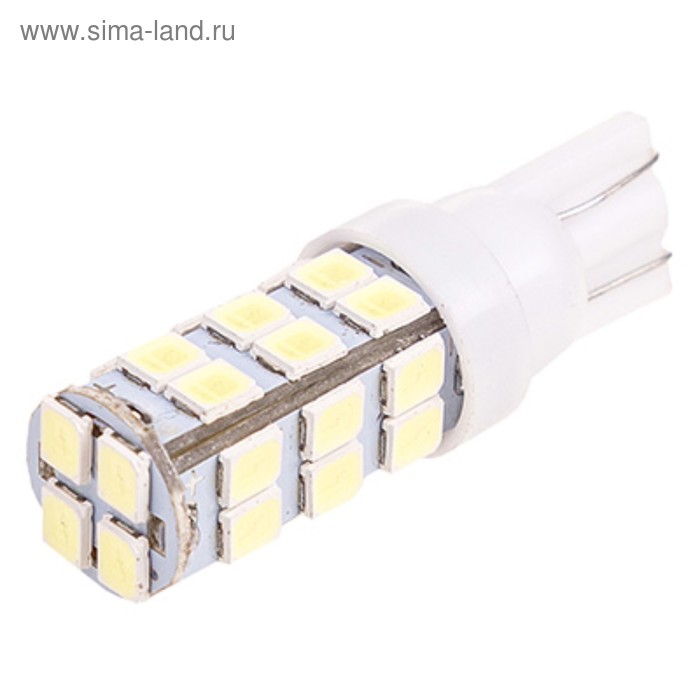 Лампа светодиодная Skyway T10 (W5W), 12 В, 25 SMD, без цоколя, S08201339 - Фото 1