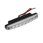 Дневные ходовые огни Skyway, 12 В, 8 диодов, Safety, 55×40×15 мм, набор 2 шт. - Фото 1