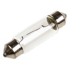 Лампа автомобильная Skyway C10W, 12 В, 10 Вт, с цоколем 38 мм, sv8.5, S09101003 - Фото 1