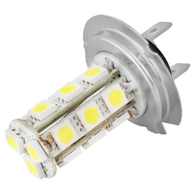 Лампа светодиодная Skyway H7, 12 В, 18 SMD, набор 2 шт., S08201021