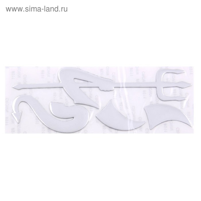 Эмблема хром SW «Чертик», S32 - Фото 1