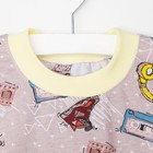 Пижама для мальчика Music, цвет бежевый, рост 98 см - Фото 2