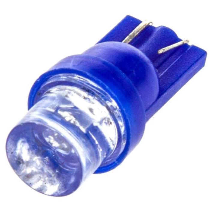 Лампа светодиодная Skyway T10 (W5W), 24 В, 1 диод без цоколя, конус, синяя